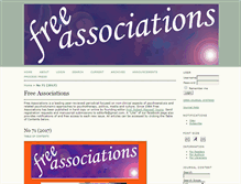 Tablet Screenshot of freeassociations.org.uk